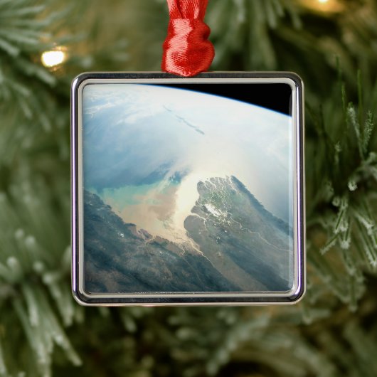 ビルマ(ミャンマー)のイラワディ川デルタ。 メタルオーナメント (ツリー)