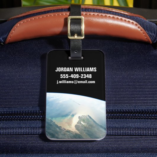 ビルマ（ミャンマー）のイラワディ川デルタ。 ラゲッジタグ (正面インサイチュ2)