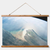 ビルマ(ミャンマー)のイラワディ川デルタ。 吊り下げ型タペストリー (正面)