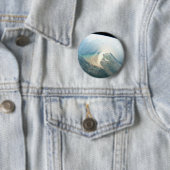 ビルマ(ミャンマー)のイラワディ川デルタ。 缶バッジ (インサイチュ)