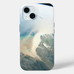 ビルマ(ミャンマー)のイラワディ川デルタ。 iPhone 15ケース