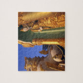 ビルマ(ミャンマー)、ラングーン(ヤンゴン)寺院 ジグソーパズル (縦)