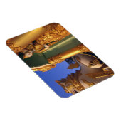 ビルマ（ミャンマー）、ラングーン（ヤンゴン）寺院 マグネット (右側)