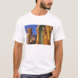 ビルマ (ミャンマー)、ラングーン (ヤンゴン) 寺院 Tシャツ