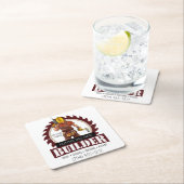 ビルモダンダーハンドマン建築プロフェッショナル スクエアペーパーコースター (インサイチュ)