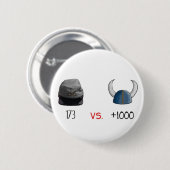 ビル対エリック(年齢版) -ボタン 缶バッジ (正面&裏面)