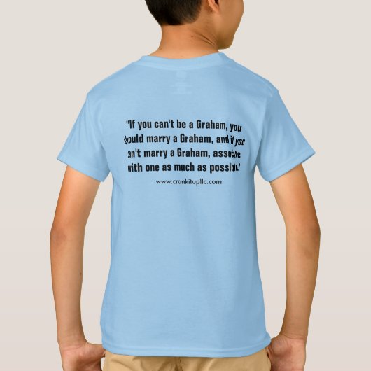 ビル氏は私の祖父です Tシャツ (裏面)