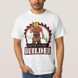 ビル素朴ダ建築建物のプロモーション Tシャツ