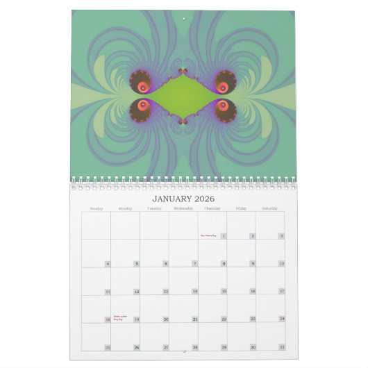 ビル著2007カレンダーのデジタル芸術… カレンダー (1月 2026)