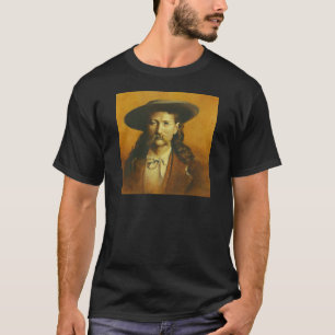 ビル野生のHickokのイラストレーション Tシャツ