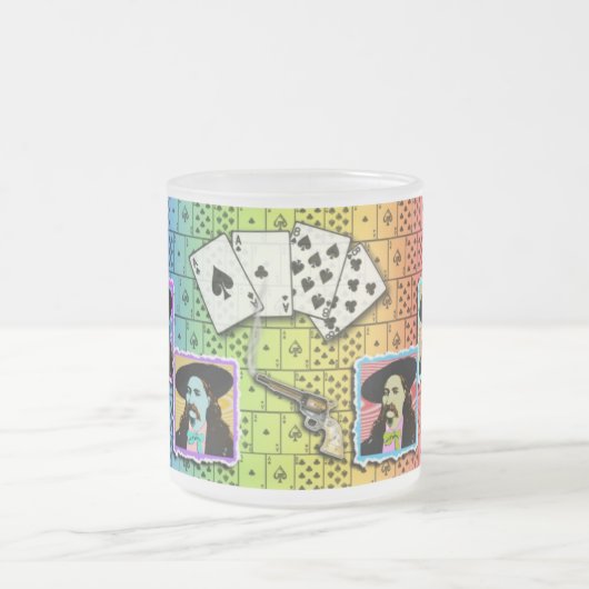 ビル野生のHickokのコップ及びマグ フロストグラスマグカップ (中央)