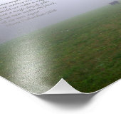 ビル・イン・ザ・フォグス、出発した犬の友人への歌 フォトプリント            (角)