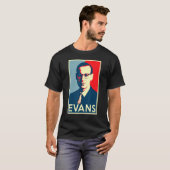 ビル・エバンズ・ホープのポスターはジャズ史の大物 Tシャツ (正面フル)