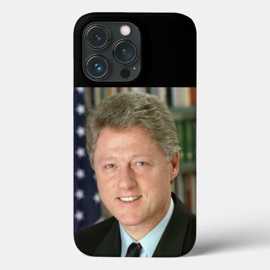 ビル・クリントン大統領写真 Case-Mate iPhoneケース (裏面)
