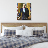 ビル・クリントン第42代大統領Keepsake Canvas Art キャンバスプリント (インサイチュ (寝室))