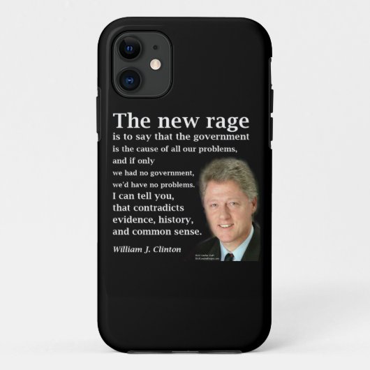 ビル・クリントンNo Government引用文iPhone 5ケース Case-Mate iPhoneケース (裏面)