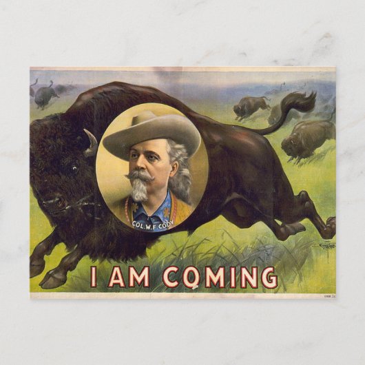 ビル・コーディ–1899 ポストカード (正面)