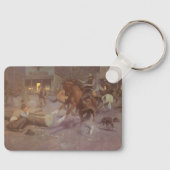 ビル・ゴリングスのラウンドアップ・サルーンでの戦い キーホルダー (正面)