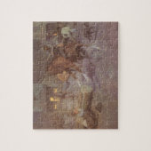 ビル・ゴリングスのラウンドアップ・サルーンでの戦い ジグソーパズル (縦)