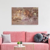 ビル・ゴーリングズによる総括サロンでの戦い キャンバスプリント (インサイチュ (リビング))