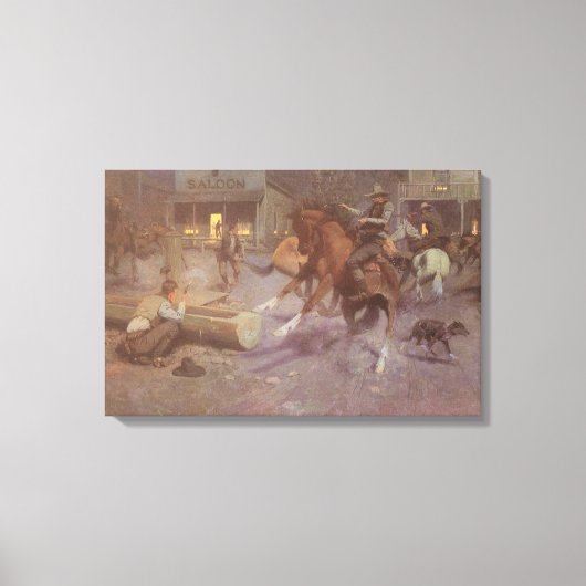 ビル・ゴーリングズによる総括サロンでの戦い キャンバスプリント (正面)