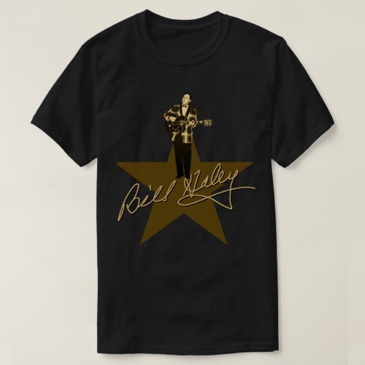 ビル・ヘイリー署名 Tシャツ (デザイン正面)