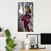 ビル「肉屋」カット ポスター (ホームオフィス)