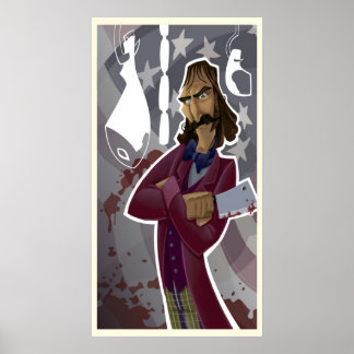 ビル「肉屋」カット ポスター