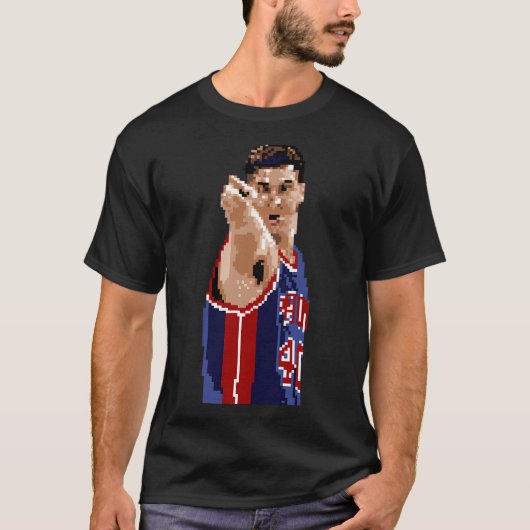 ビルLaimbeerピクセルフィンガー強硬 Tシャツ (正面)