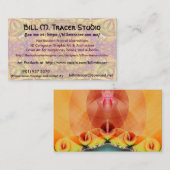 ビルMのトレーサーのスタジオの名刺の最終1 名刺 (正面/裏面)