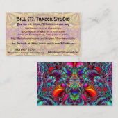 ビルMのトレーサーのスタジオの名刺の最終2 名刺 (正面/裏面)