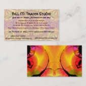 ビルMのトレーサーのスタジオの名刺の最終3 名刺 (正面/裏面)