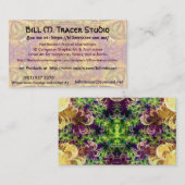 ビルMのトレーサーのスタジオの名刺の最終4 名刺 (正面/裏面)