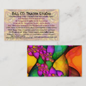 ビルMのトレーサーのスタジオの名刺の最終6 名刺 (正面/裏面)