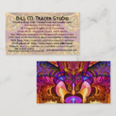 ビルMのトレーサーのスタジオの名刺の最終7 名刺 (正面/裏面)