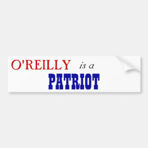 ビルO'Reillyの愛国者 バンパーステッカー