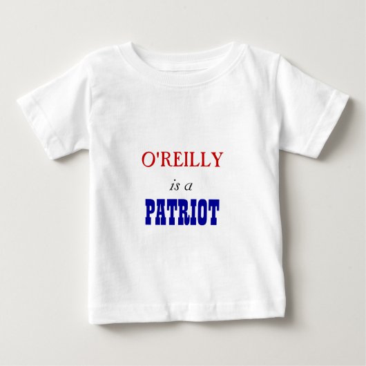 ビルO'Reillyの愛国者 ベビーTシャツ (正面)