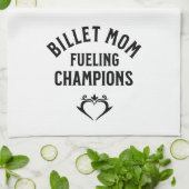 ビレットマムフーリングチャンピオンズプレーン文字ティー キッチンタオル (折り畳み)