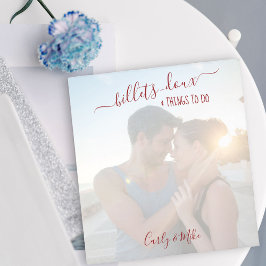 ビレット・ドゥックスとThings to Doカスタム Square写真 ノートパッド