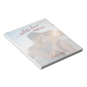 ビレット・ドゥックスとThings to Doカスタム Square写真 ノートパッド (アングル)