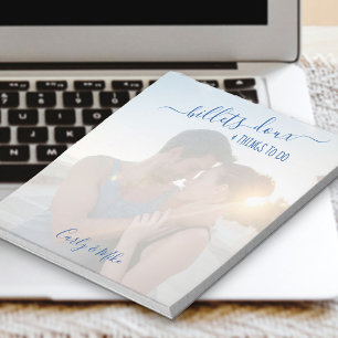 ビレット・ドゥックスとThings to Doカスタム Square Photo ノートパッド