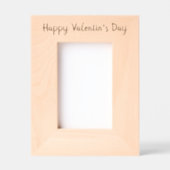 ビレンティンの幸せな日 レーザー彫刻フレーム (正面)