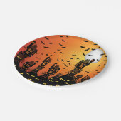 ビレ幽霊のよく出るッジプレート ペーパープレート (アングル)