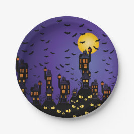 ビレ幽霊のよく出るッジプレート ペーパープレート