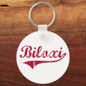 ビロクシーミシシックラシックピーデザイン キーホルダー (正面)