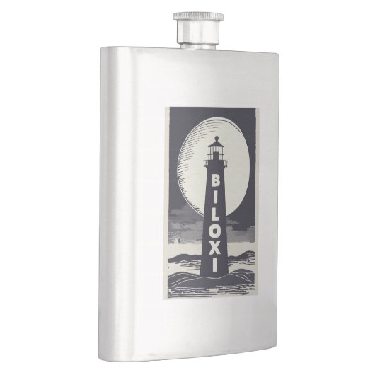 ビロクシーミシシッピー光ハウスムーン フラスク (右)