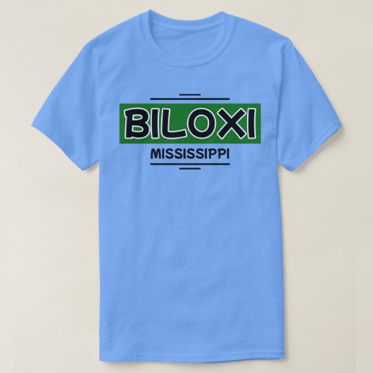 ビロクシーミシシッピ2 Tシャツ (デザイン正面)