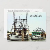 ビロシさん、葉書 ポストカード (正面/裏面)