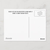 ビロシさん、葉書 ポストカード (裏面)