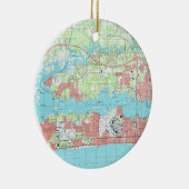 ビロシ・ミシシッピの地図（1992年） セラミックオーナメント (右)